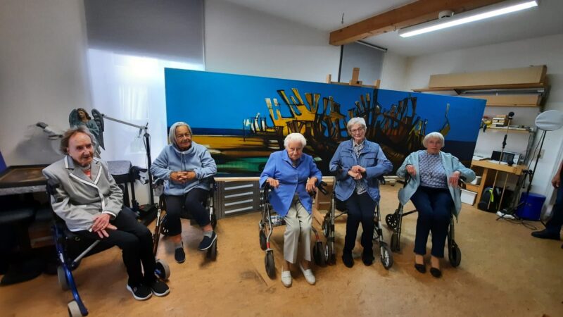 Besuch der Restauratorin Frau Zumkley in Bislich (24.9.2025)