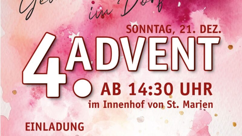 Weihnachtliche Begegnung im Park mit Musik, Bubblewaffeln, Glühwein und anderen Köstlichkeiten (21.12.2025)