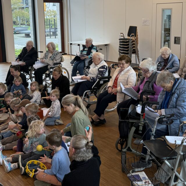 Besuch des Waldzwerge-Kindergartens beim Chor (13.4.2026)