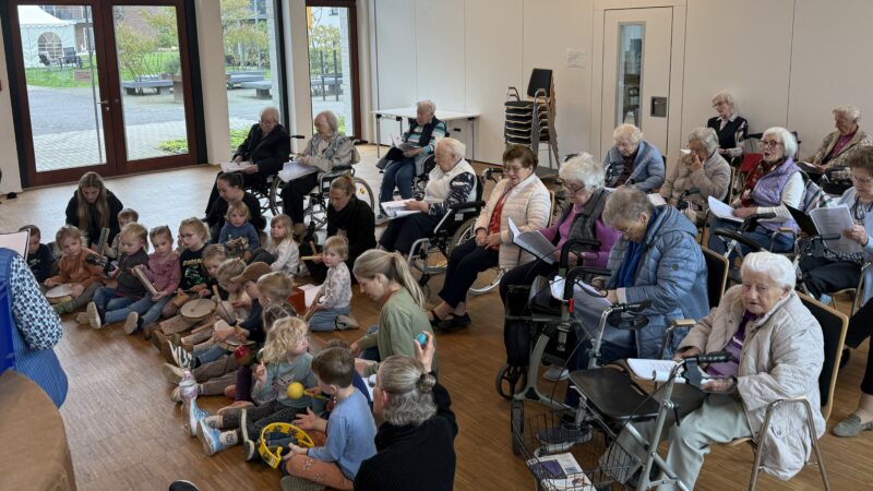 Besuch des Waldzwerge-Kindergartens beim Chor (13.4.2026)
